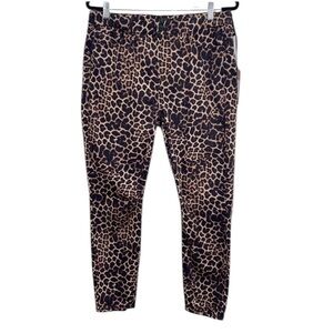 NWT Jen 7 by 7 For All Mankind Ankle Skinny Leopard Print Jeans 18